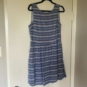 Beach Lunch Lounge blue striped dress